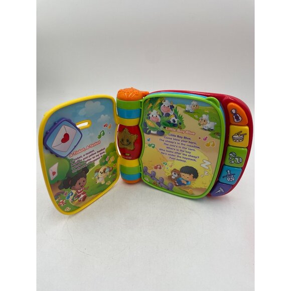 VTech Musical Rhymes Book Interactive Learning Toy Lights & Sounds For Kids - Picture 2 of 4